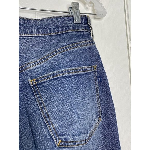 Pilcro And The Letterpress Women’s The Vintage Straight Jeans Distressed Blue 27 - Picture 5 of 8